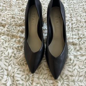 1.State black heels